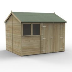 5013053189009 1 Timberdale 10x8 Reverse Apex Shed Double Door with Installation.jpg